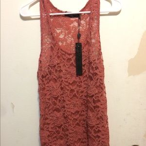 NWT! BKE BOUTIQUE XL LACE TANK TOP